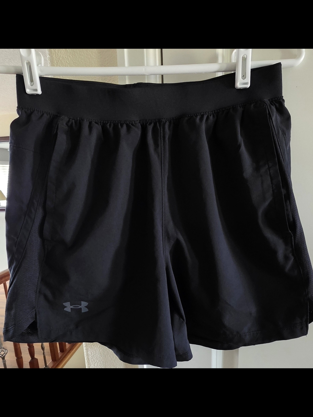 Under Armour Women's Black Training Shorts with Logo